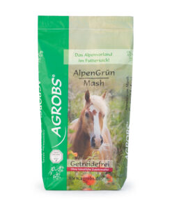 Alpengrun, agrobs, paardenvoeding, gezondheid, orthomoleculair, slobber, mash
