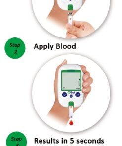Alternative view of G-Pet Plus teststrips glucosemeter